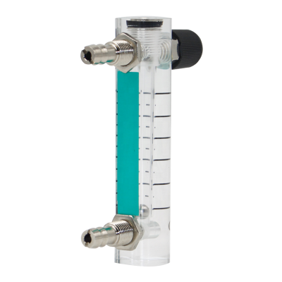 Chromed Brass Flow Meter glass Oxygen  rotameter