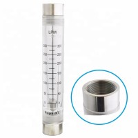 DARHOR DFG stainless steel/brass/PVC/PP connection OEM 5GPM inline water flow meter rotameter liquid flowmeter